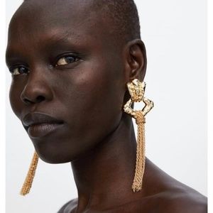 Zara chain earrings